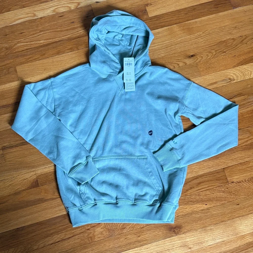 abercrombie kids light green hoodie sweatshirt